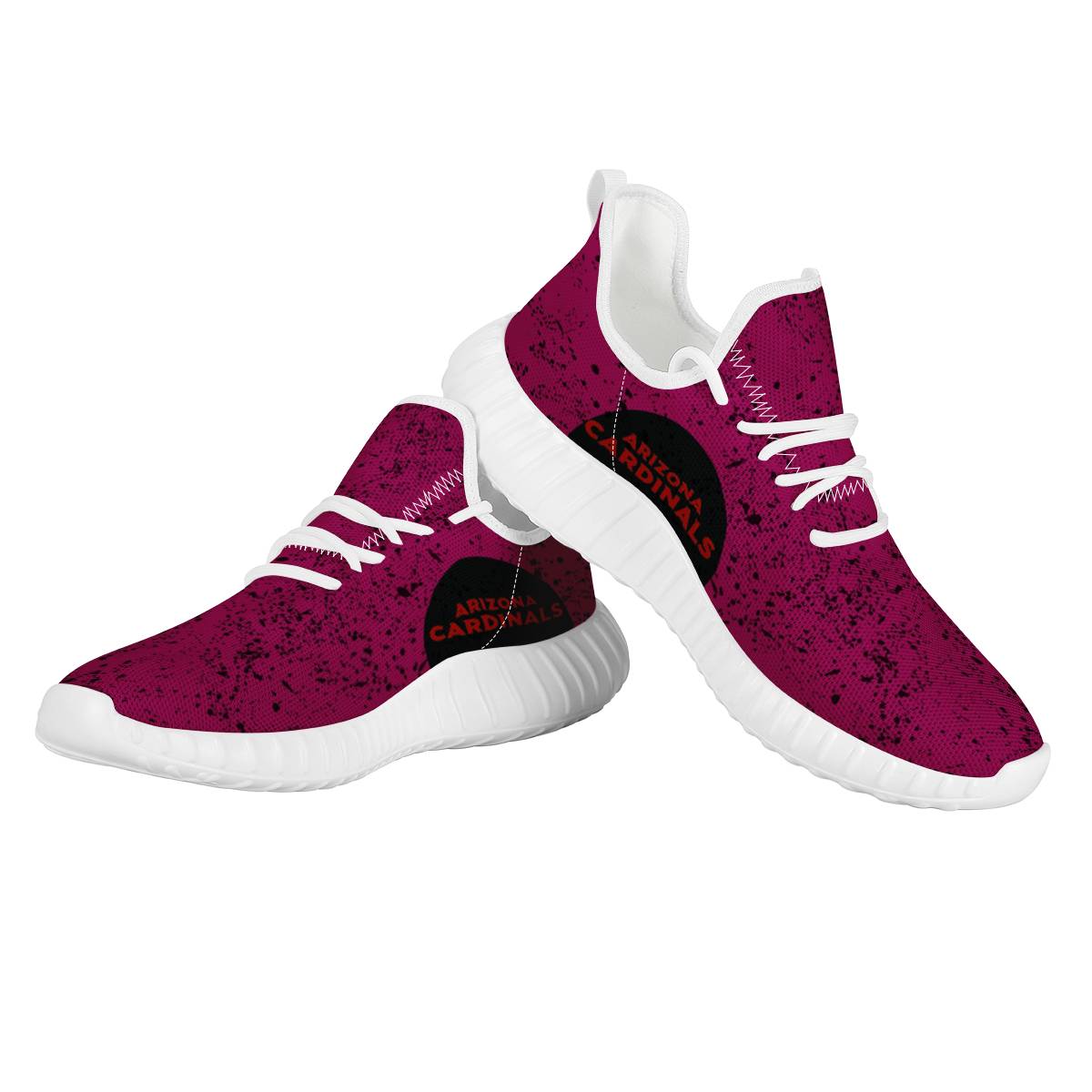 Women's Arizona Cardinals Mesh Knit Sneakers/Shoes 003